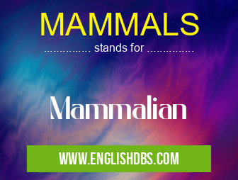 MAMMALS