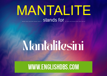 MANTALITE