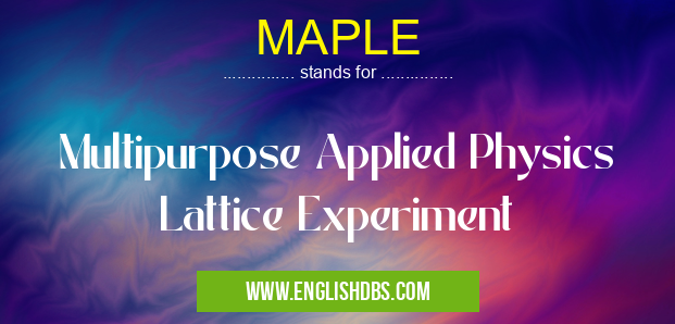 MAPLE