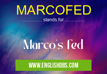 MARCOFED