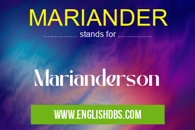 MARIANDER