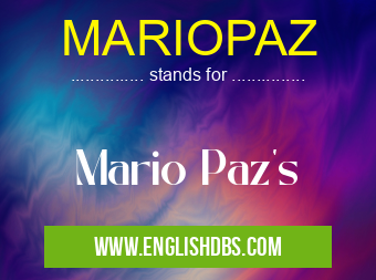 MARIOPAZ