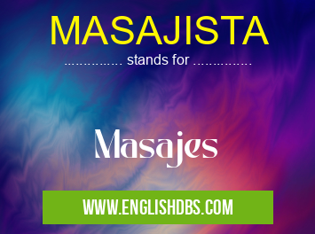 MASAJISTA