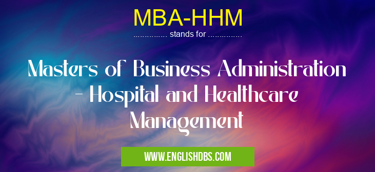 MBA-HHM