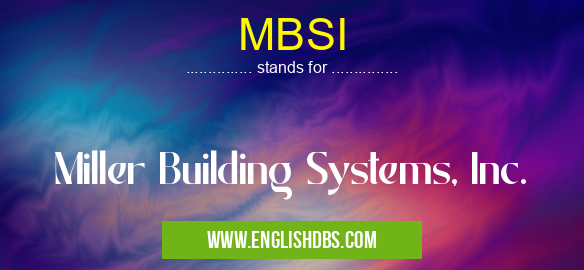 MBSI