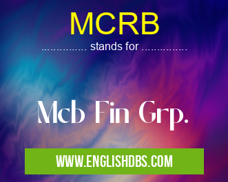 MCRB