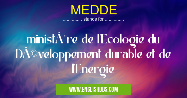 MEDDE