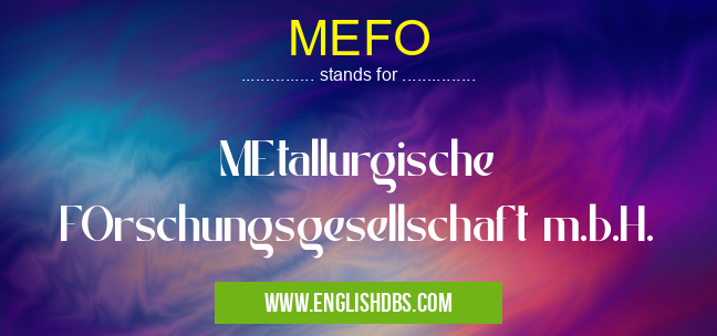 MEFO