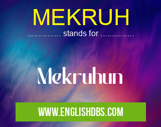 MEKRUH