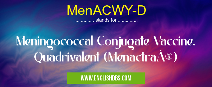 MenACWY-D