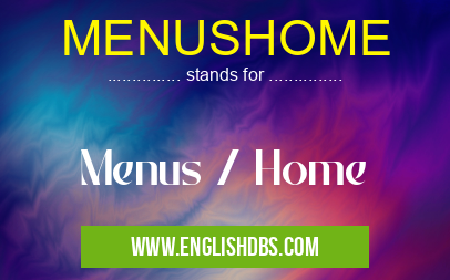 MENUSHOME