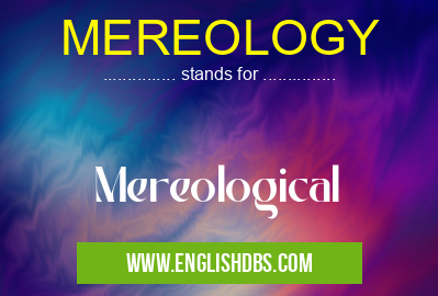 MEREOLOGY