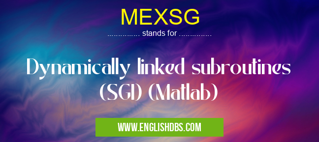 MEXSG