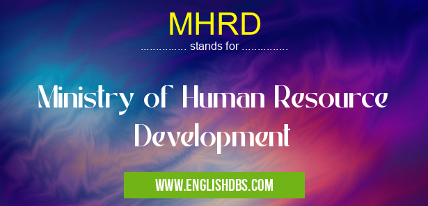 MHRD