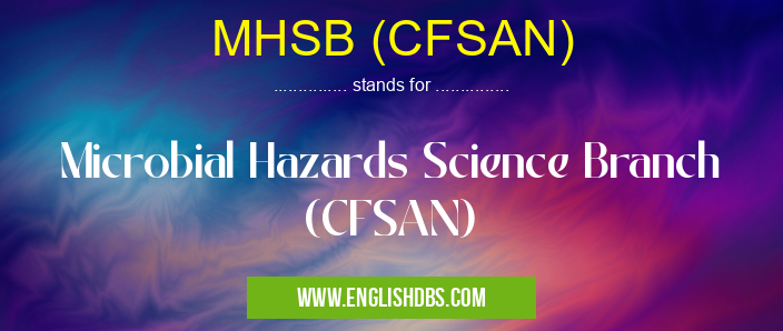 MHSB (CFSAN)