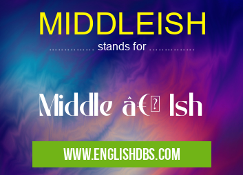 MIDDLEISH