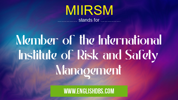 MIIRSM