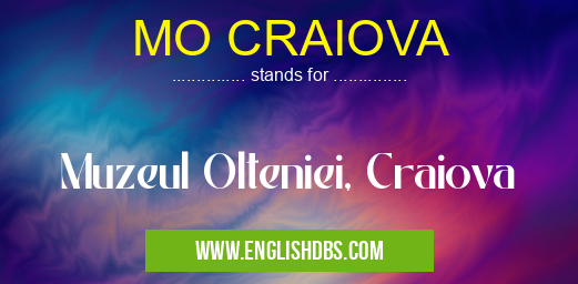 MO CRAIOVA