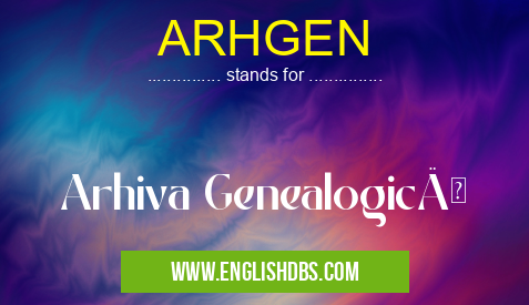 ARHGEN