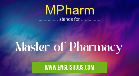 MPharm