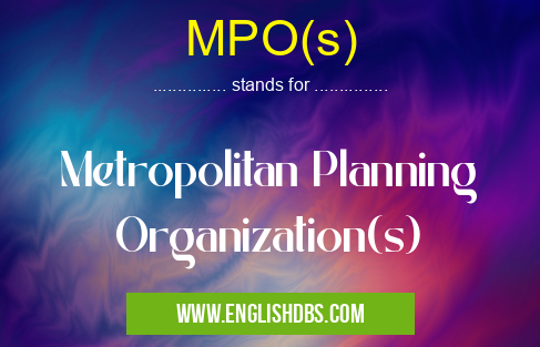 MPO(s)