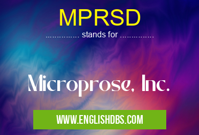 MPRSD