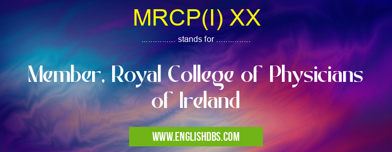 MRCP(I) XX