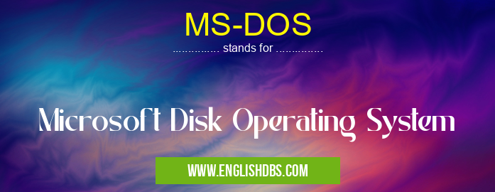 MS-DOS