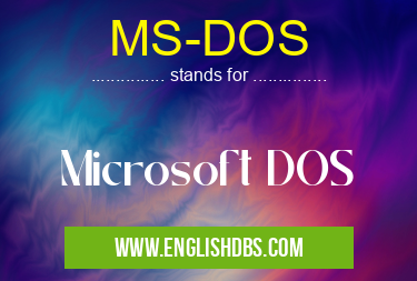 MS-DOS