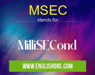 MSEC