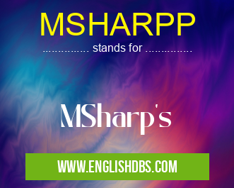 MSHARPP