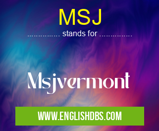 MSJ