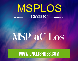 MSPLOS