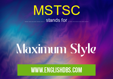 MSTSC