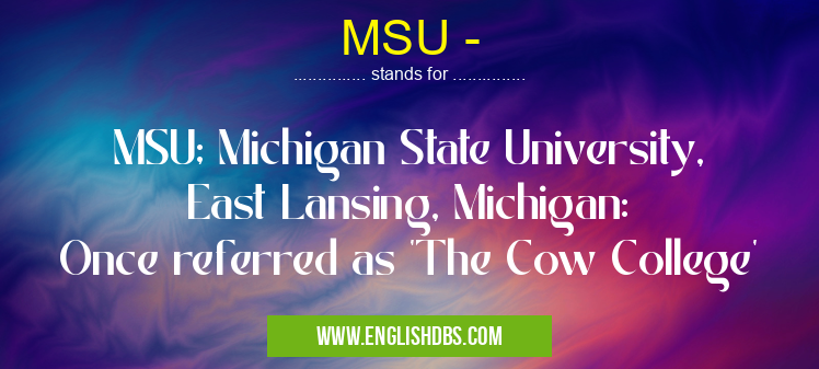 MSU -