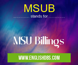 MSUB