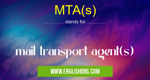 MTA(s)