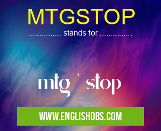 MTGSTOP