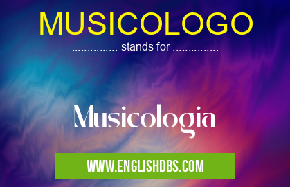 MUSICOLOGO