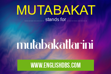 MUTABAKAT