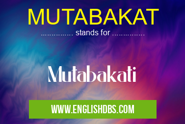 MUTABAKAT