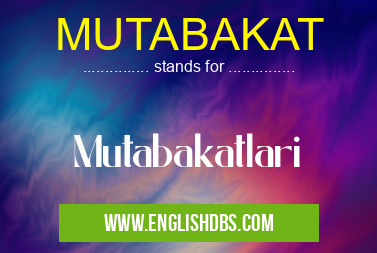 MUTABAKAT