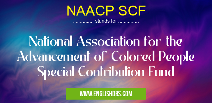 NAACP SCF