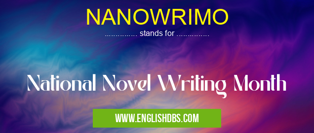 NANOWRIMO