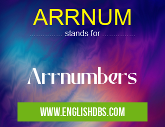 ARRNUM