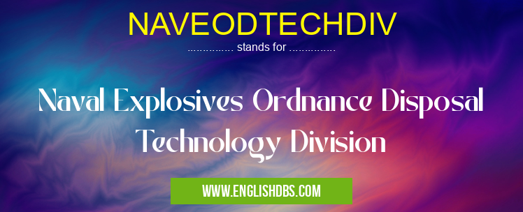 NAVEODTECHDIV