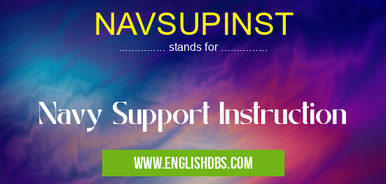 NAVSUPINST