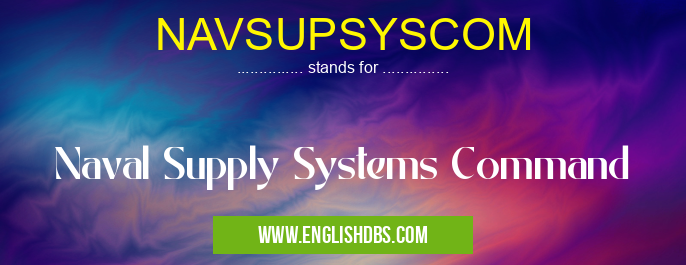 NAVSUPSYSCOM