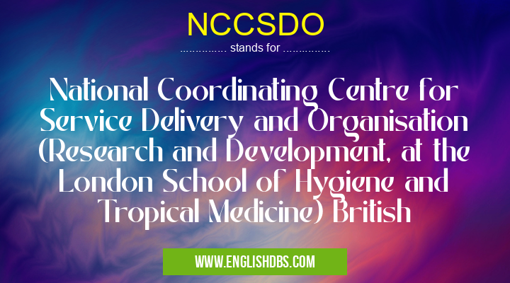 NCCSDO