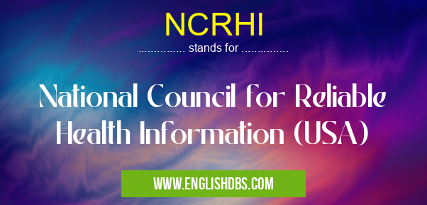 NCRHI